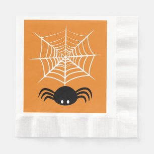 Halloween Spider Web Napkin