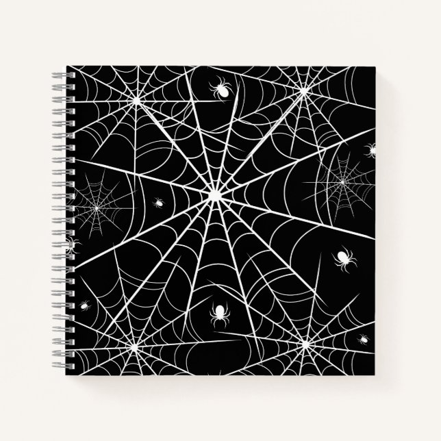 Halloween Spider Web Notebook (Front)
