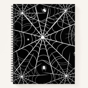 Halloween Spider Web Notebook