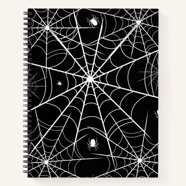 Halloween Spider Web Notebook (Front)