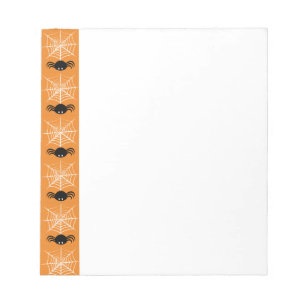 Halloween Spider Web Notepad