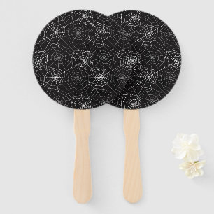 Halloween Spider Web Pattern   Hand Fan