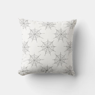 Halloween Spider Web Pattern Pillow