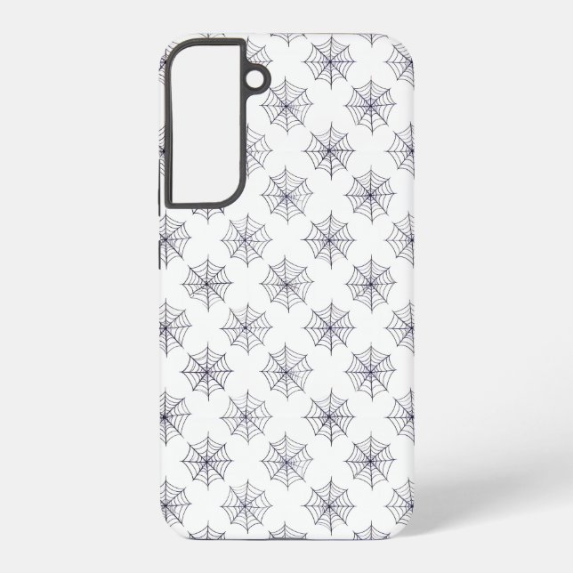 Halloween Spider Web Pattern Samsung Galaxy S22+ Case (Back)