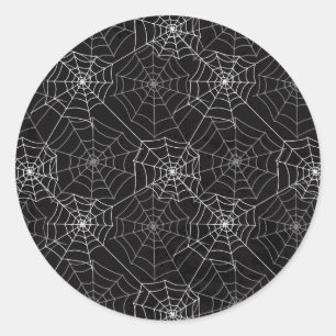 Halloween Spider Web Pattern   Sticker