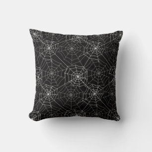 Halloween Spider Web Pattern   Throw Pillow