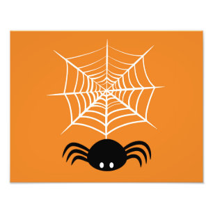 Halloween Spider Web Photo Print