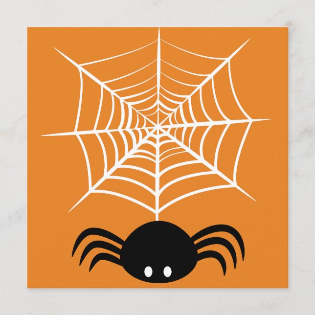 Halloween Spider Web  Programme (Front)