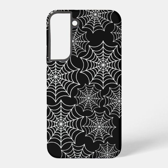 Halloween Spider Web Samsung Galaxy S22+ Case (Back)