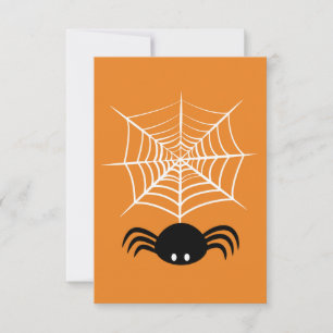 Halloween Spider Web Save The Date