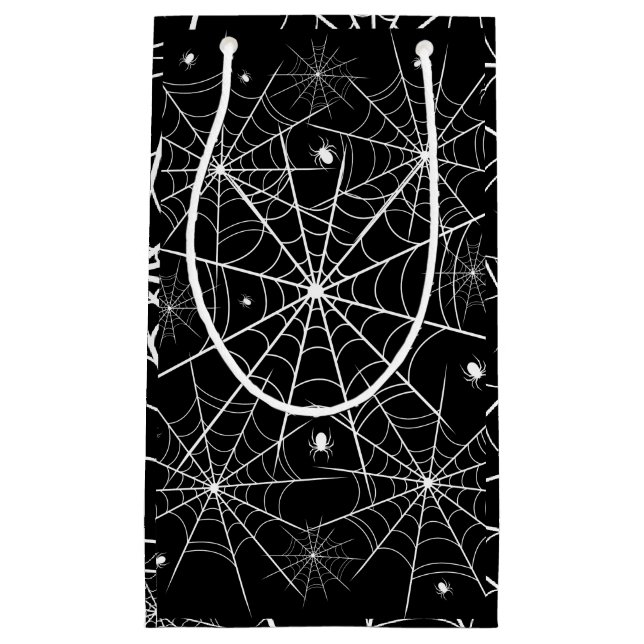 Halloween Spider Web Small Gift Bag (Front)