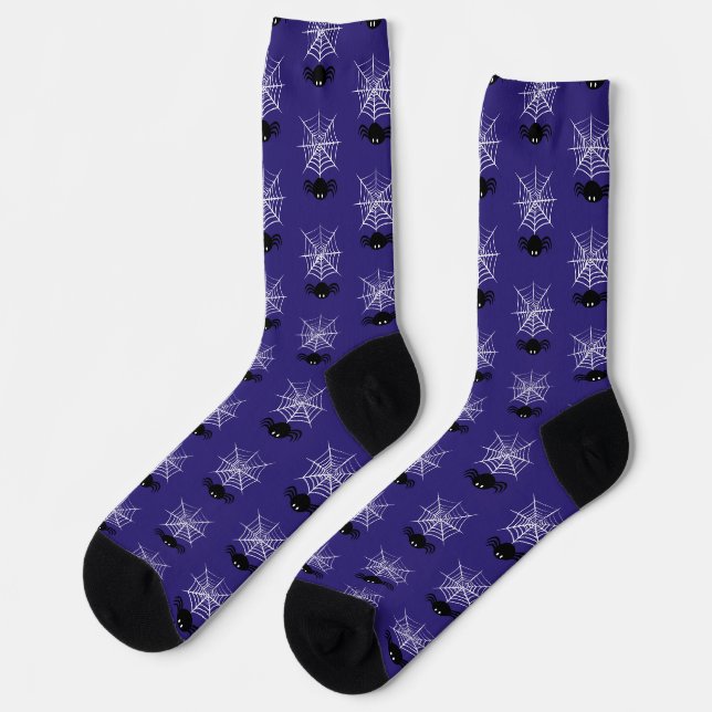 Halloween Spider Web  Socks (Left)