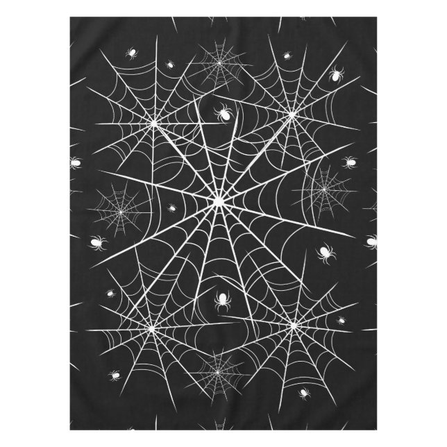 Halloween Spider Web Tablecloth (Front)