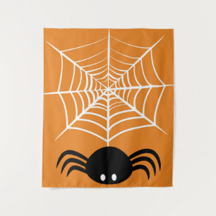 Halloween Spider Web Tapestry