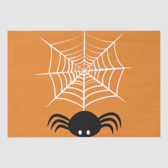 Halloween Spider Web  Tissue Paper (Front)