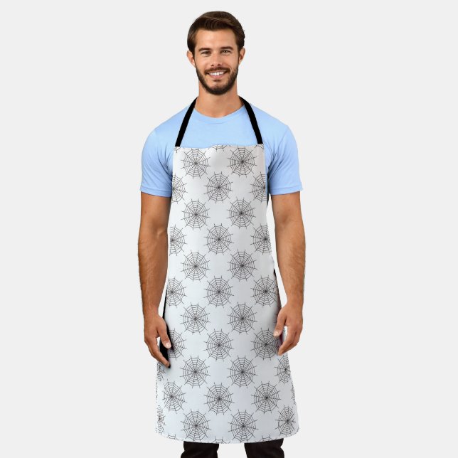 Halloween, Spider Web, Trick Or Treat, Boo Apron (Worn)