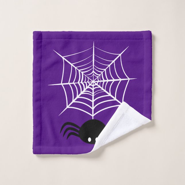 Halloween Spider Web  Wash Cloth (Wash Cloth)