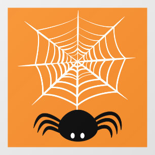 Halloween Spider Web Window Cling