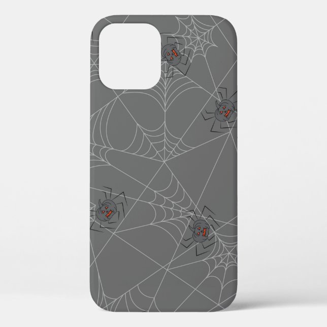 Halloween spiders web and pumpkins  Case-Mate iPhone case (Back)