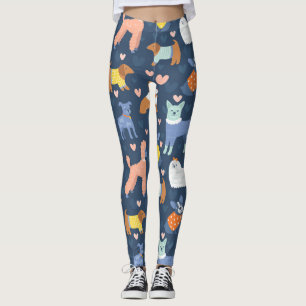 Halloween Spiders Web: Seamless Pattern Leggings