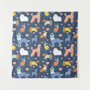 Halloween Spiders Web: Seamless Pattern Tapestry