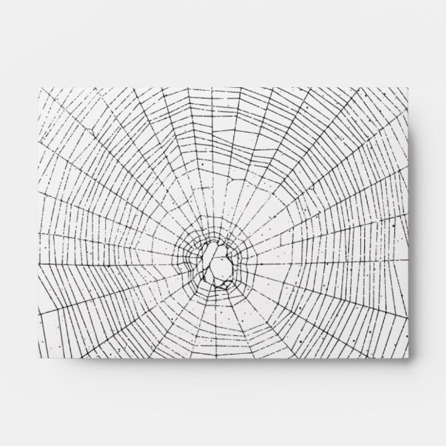 Halloween Spiderweb Envelope (Front)