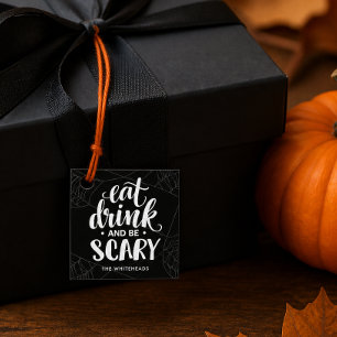 Halloween Spiderweb Favour Tags
