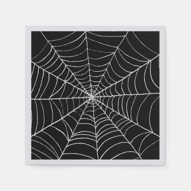 Halloween Spiderweb Napkin (Front)