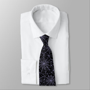 Halloween Spiderwebs Necktie