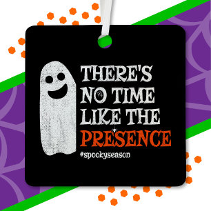 Halloween Spirit Happy Ghost Funny Halloween Metal Tree Decoration