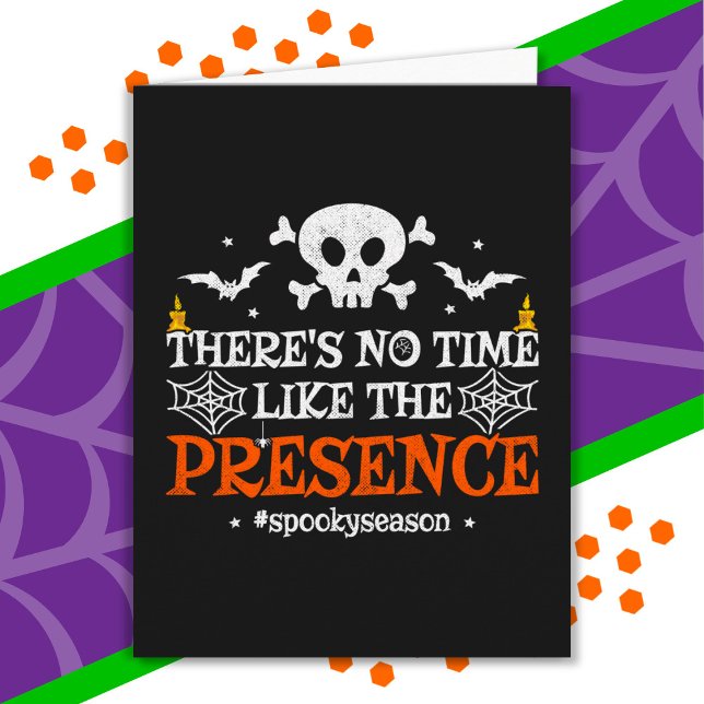 Halloween Spirit Skull Crossbones Funny Halloween Card (Creator Uploaded)