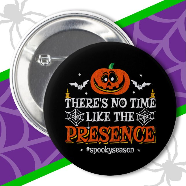 Halloween Spirit Spooky Pumpkin Funny Halloween 6 Cm Round Badge (Creator Uploaded)