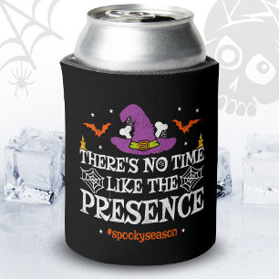 Halloween Spirit Spooky Witch Hat Funny Halloween Can Cooler