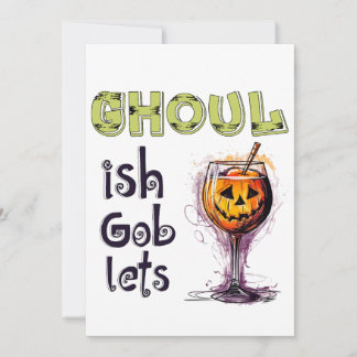 Halloween Spirits Cocktails Ghoulish Goblets Announcement