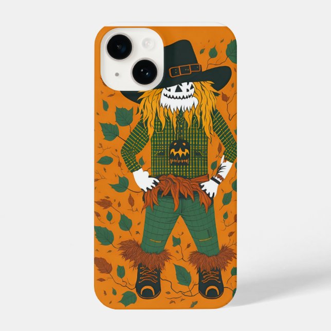 Halloween Spirits | Cute Ghost & Pumpkin Phone Cas iPhone Case (Back)