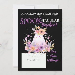 Halloween Spook-Tacular Teacher Gift Card Holder