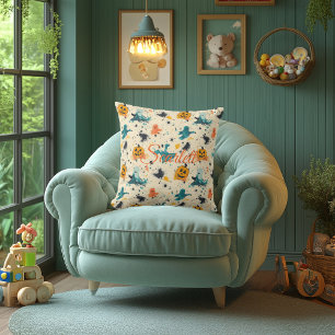 Halloween Spook: Whimsical Ghost Pillow with Name