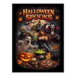 Halloween Spooks Poster