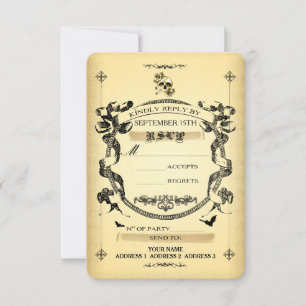 Halloween ~ Spooktacular1 - Reply Card / RSVP