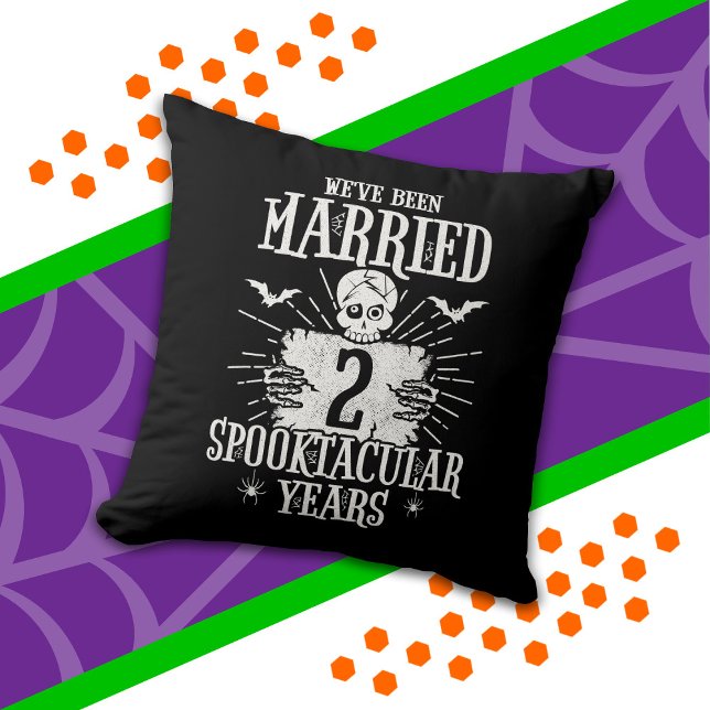 Halloween Spooktacular 2nd Wedding Anniversary Cushion (Creator Uploaded)