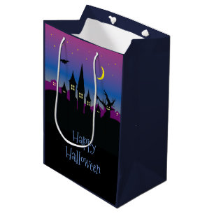 Halloween Spooktacular Creepy Haunted House Party Medium Gift Bag
