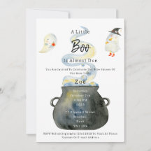 Halloween Spooky Babyshower Invitation