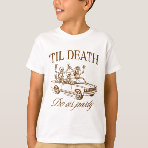 Halloween Spooky Bachelorette Party til Death Do U T-Shirt