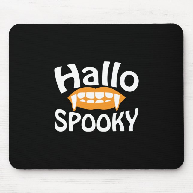 Halloween Spooky Birthday Mouse Mat (Front)