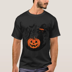 Halloween Spooky Black Labrador Retriever Dog T-Shirt