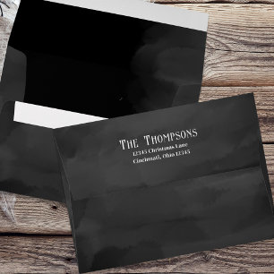 Halloween Spooky Black Scary Night Fog Envelope