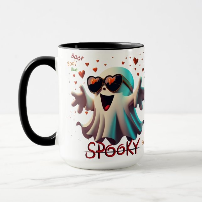 Halloween Spooky Boo Mug (Left)