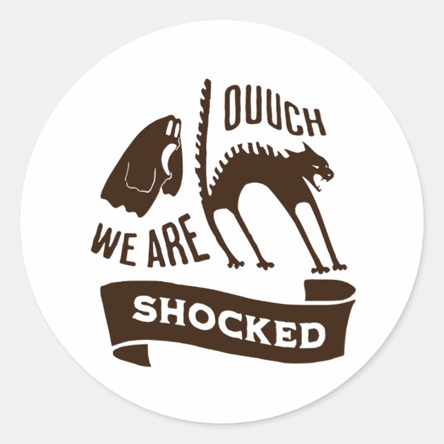 halloween_spooky_boo_pumpkins classic round sticker (Front)