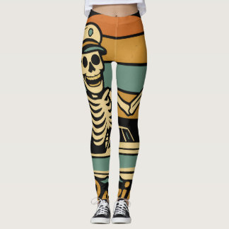 Halloween spooky Boo-zing Cruising Leggings