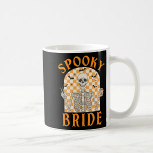 Halloween Spooky Bride Bridesmaid Skeleton Coffee Mug
